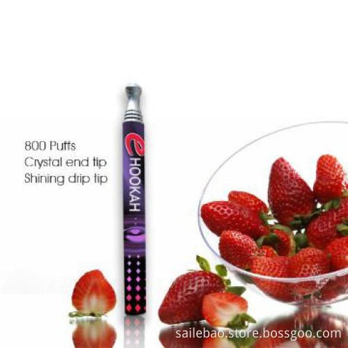 2013 hottest 800puffs e hookah disposable electronic cigarette
